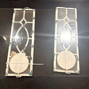 Mirrored Candle Holders